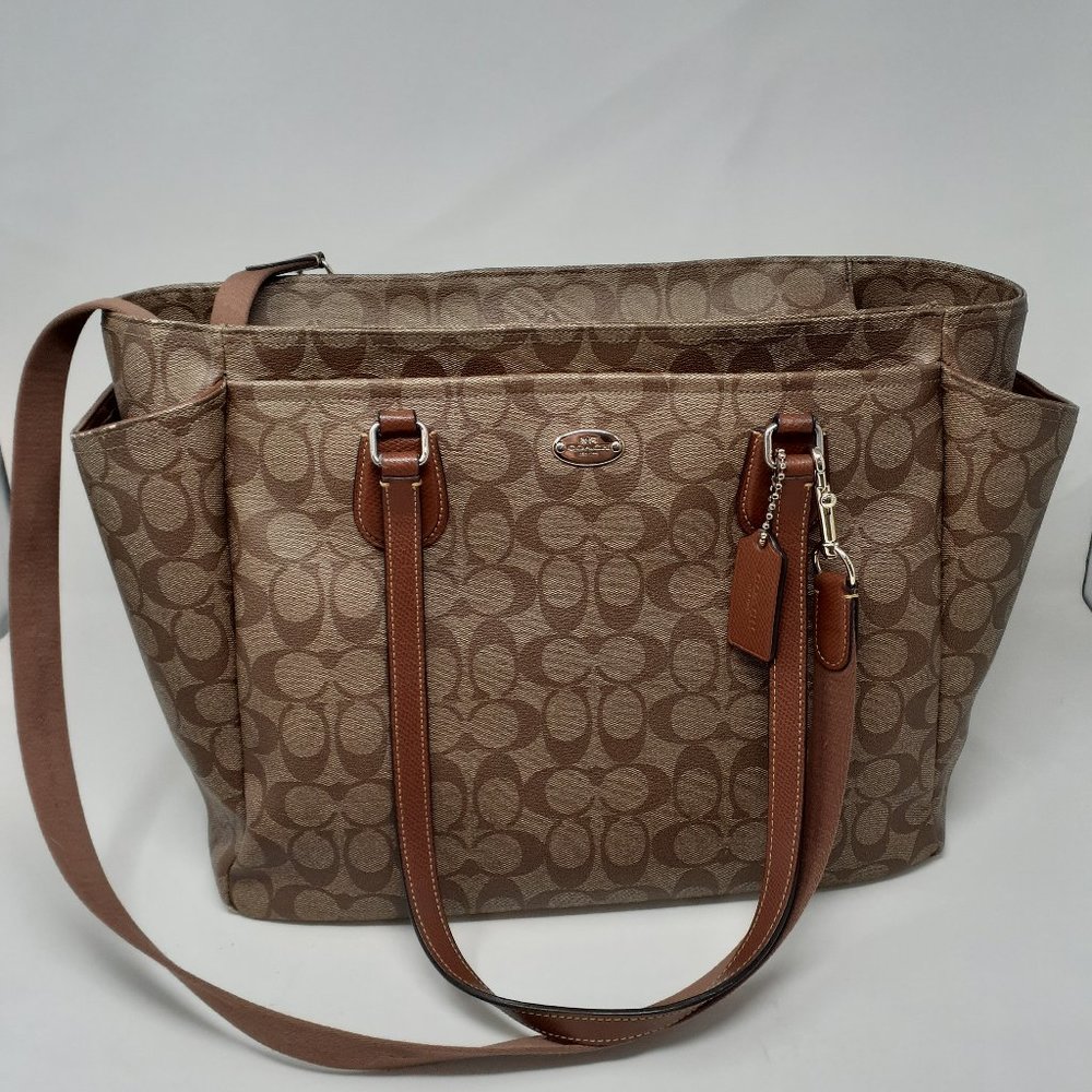 Coach Large Leather Purse Used & Cleaned + Wallets